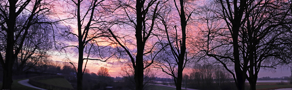 Panorama Gorinchem ochtendgloren