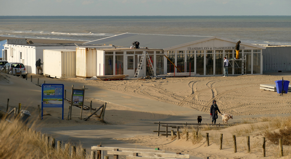 Strandpaviljoen gokt op Maandag open in Katwijk