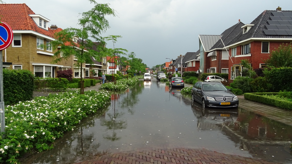 wateroverlast in Heerenveen