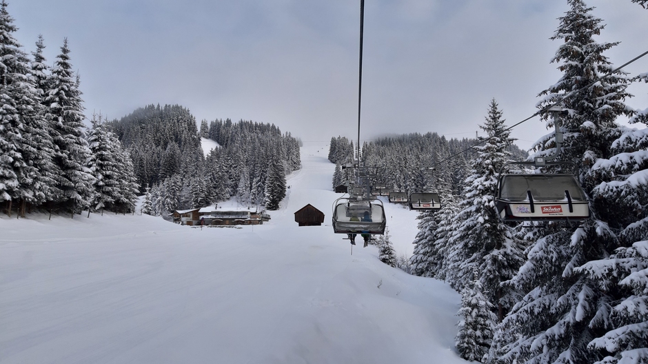 Witte kerst in de Oostenrijkse Alpen
