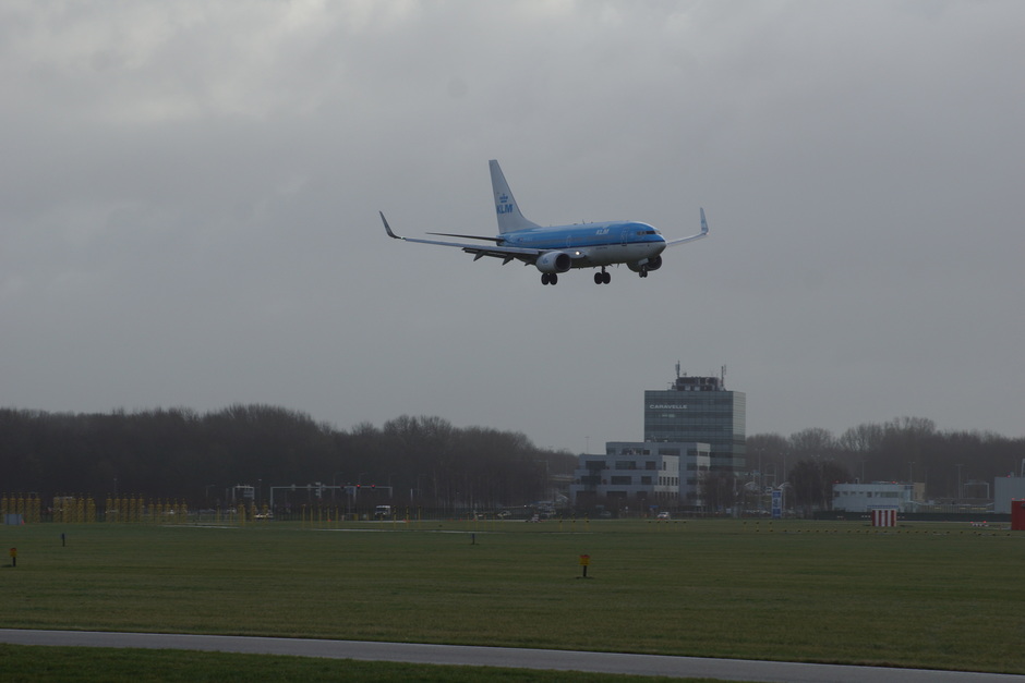 Pittige landingen op Schiphol