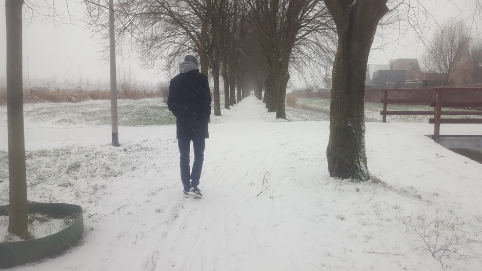 prachtig winter wandelweer Arnhem