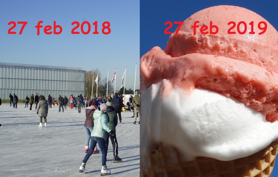 Ijs in 2018 en ijs in 2019