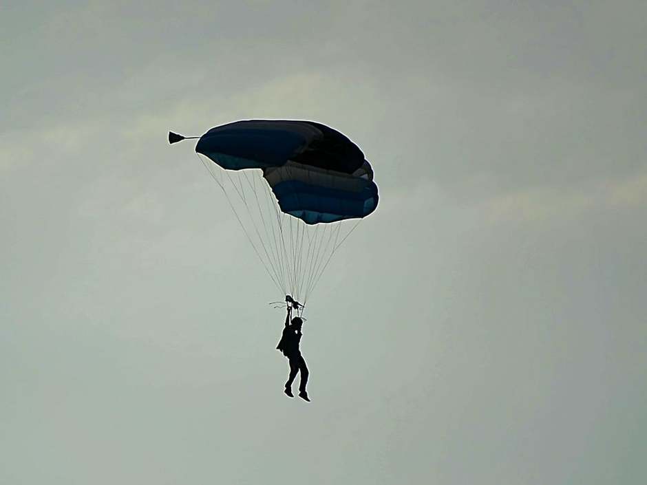 Parachutist.