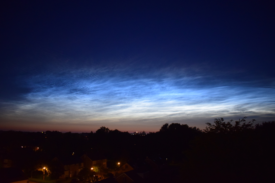 Nachtwolken Veenendaal om 23:44