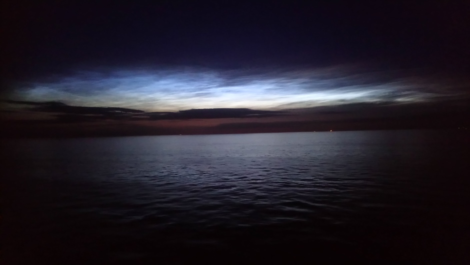 Midzomernacht op de Noordzee