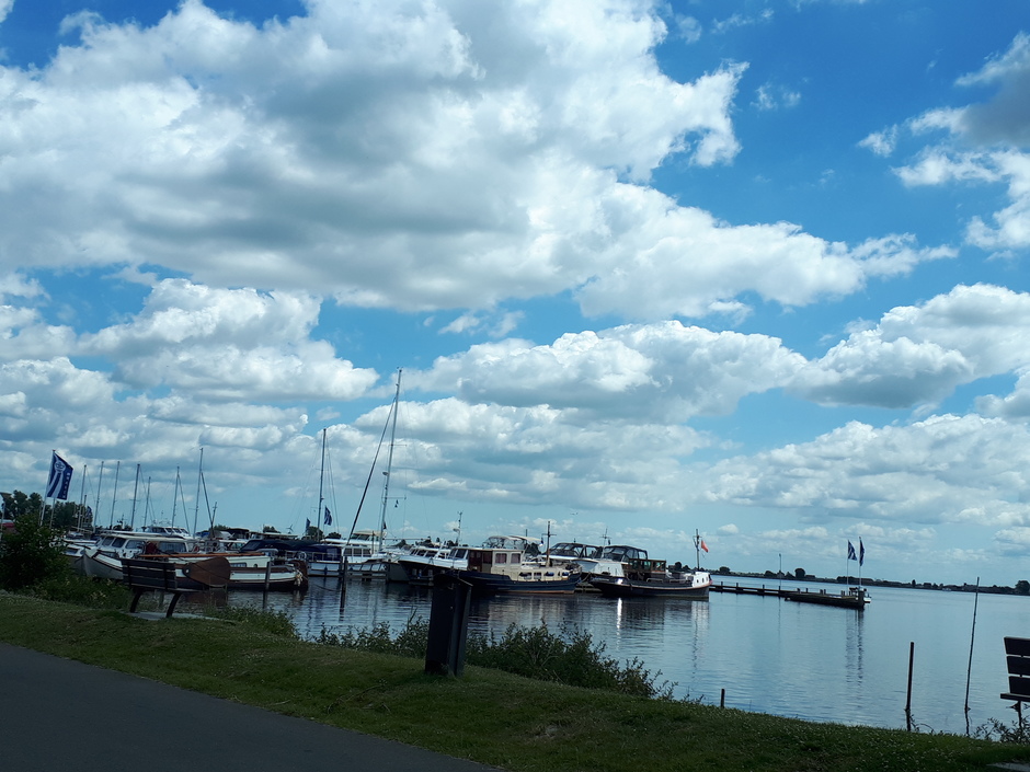 zon, wolken,  Braassemmermeer 