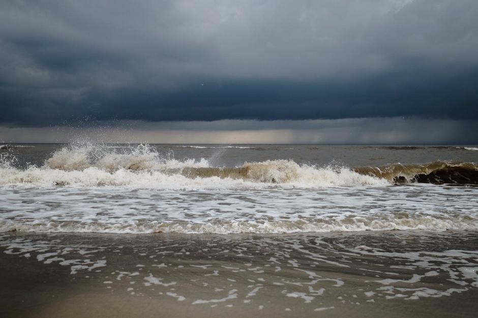 Foto Zandvoort vlak voor onweer