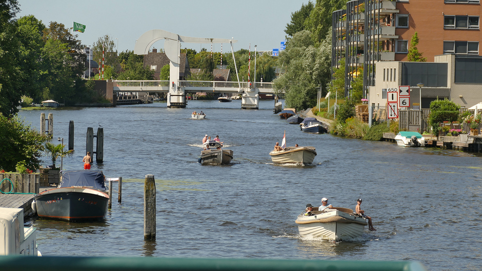 Allemaal het water op, Oude Rijn Leiden