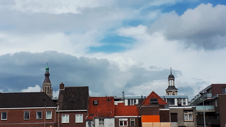 Wolkenlucht in Breda.