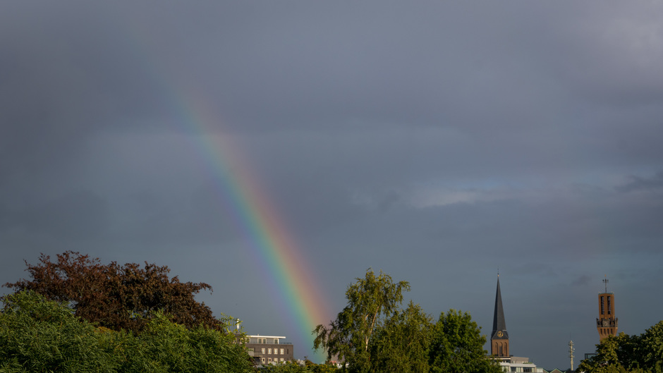 Regenbogen weer in Hengelo 05-09-19