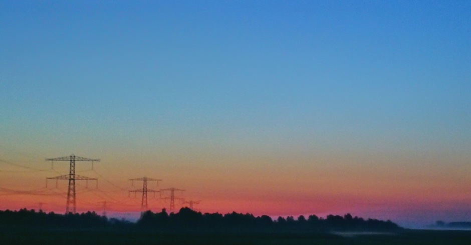 Kleurrijke zonsopkomst