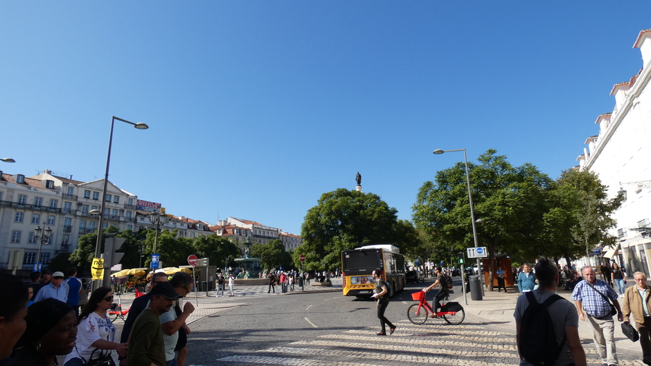 Rossio plein hartje Lissabon