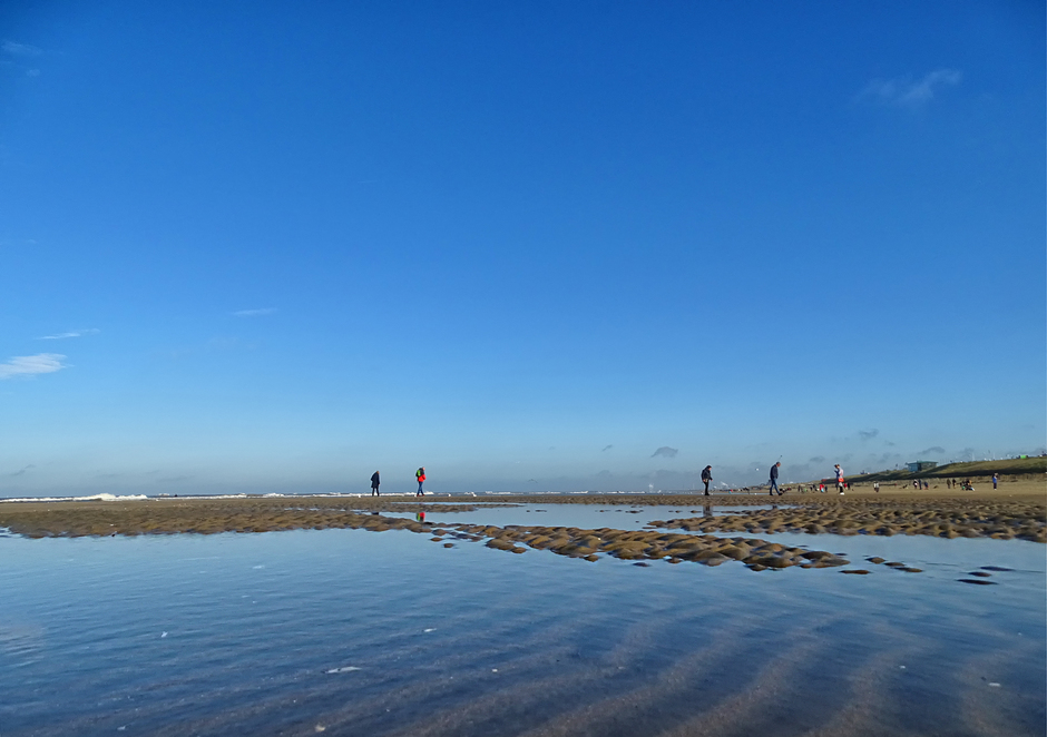 Strakblauwe luchten, wat een prachtig begin van de dag Zandvoort