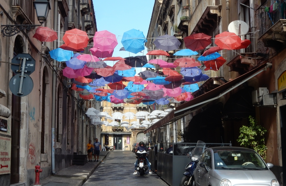 Paraplu's ook op SiciliÃ«
