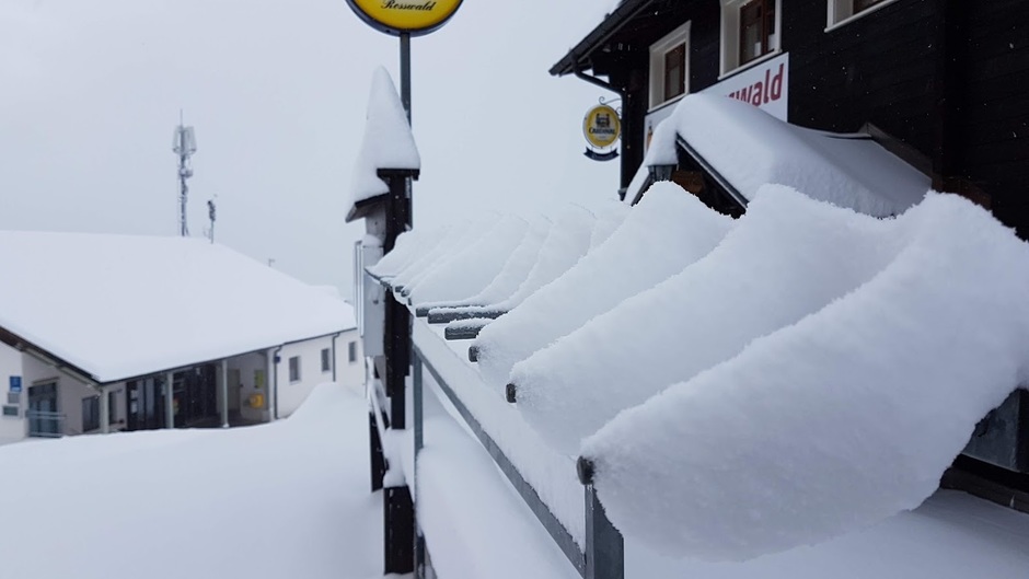 Sneeuwval Oberwallis (CH)