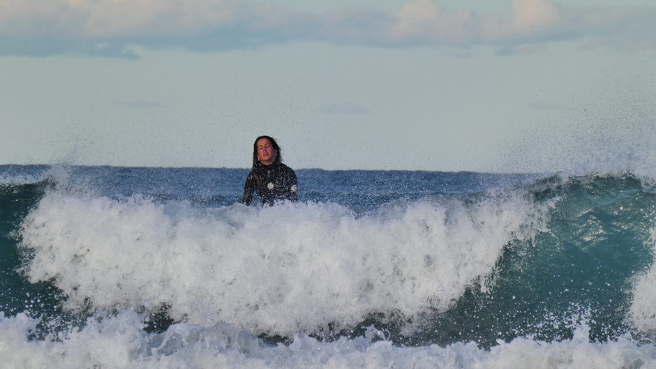 Ruige golven voor surfers