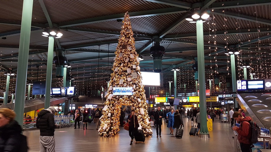 Bij Schiphol is het al kerst! 