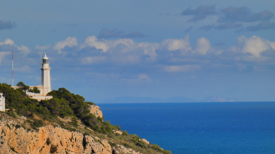 Als je goed kijkt is Ibiza zichtbaar 100 km