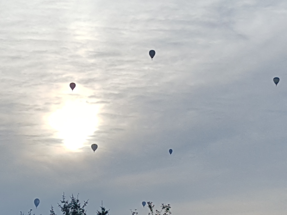 Luchtballon en bij Breda.