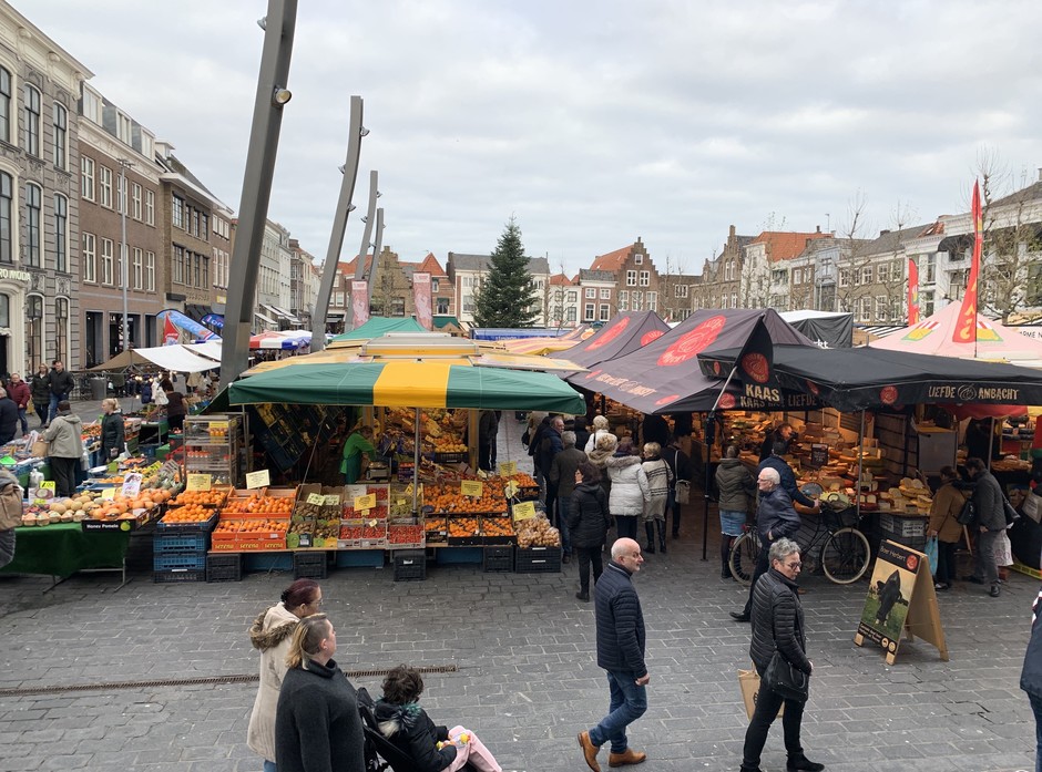 Kerstmarkt/markt.