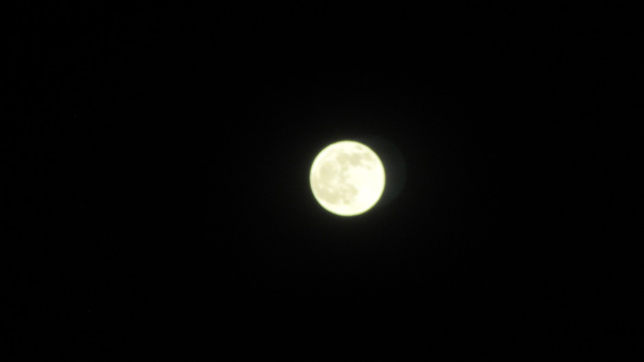 Maan tijdens maanverduistering