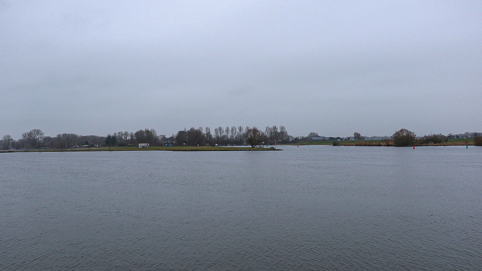 Een grijs weerbeeld in Kampen 