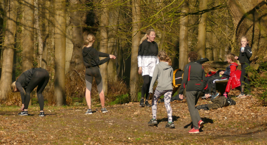 Groenendaalse bos. sporten in Heemstede