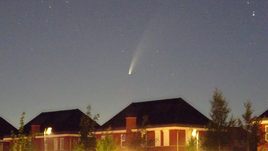 Komeet Neowise was afgelopen nacht prachtig zichtbaar
