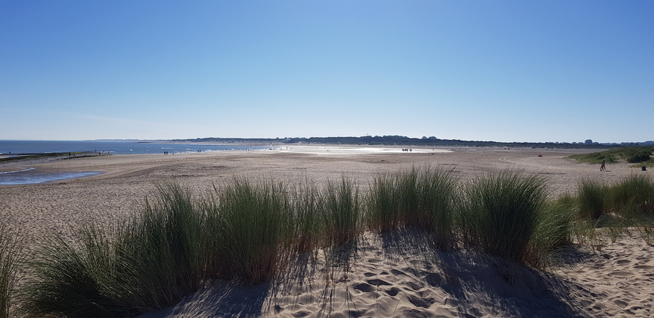 Leeg strand, Nieuwvliet-Bad.