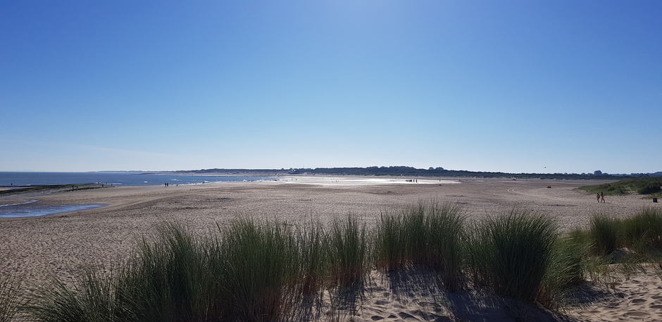Leeg strand, Nieuwvliet-Bad.