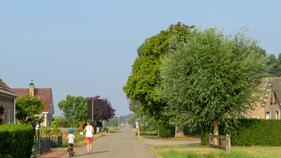 Hardlopen en fietsen