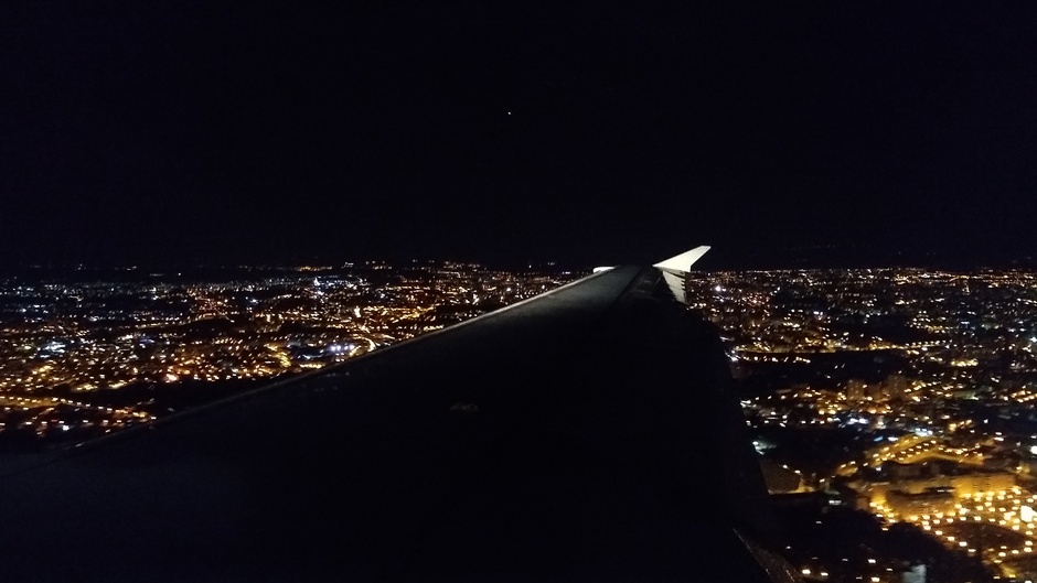 Porto van boven vanuit het vliegtuig