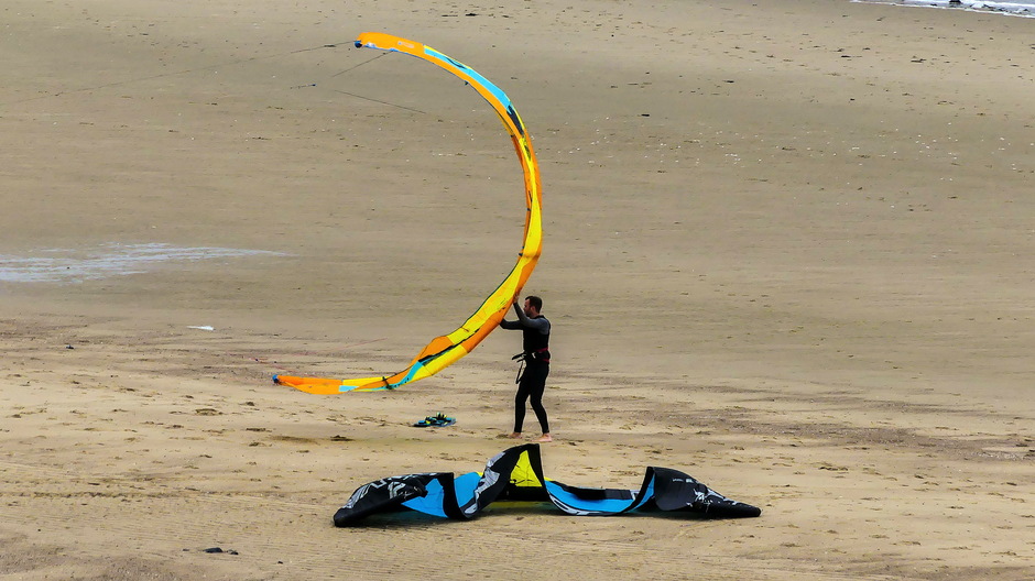 Aantrekende wind ideaal weer voor kitesurfers