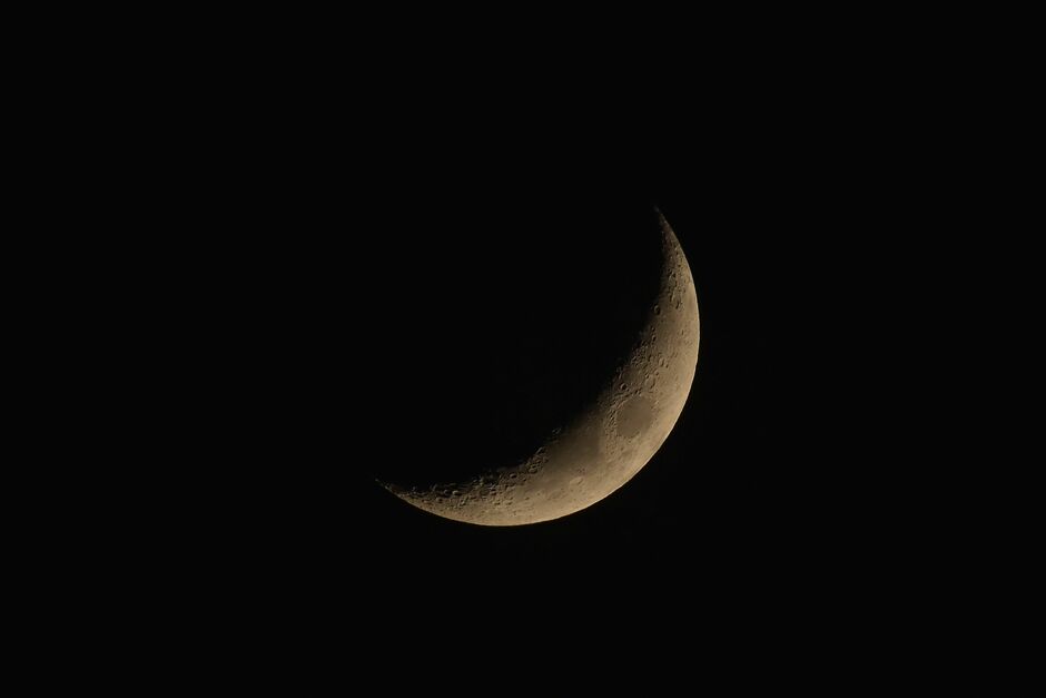 De Maan om 19:30 vanavond