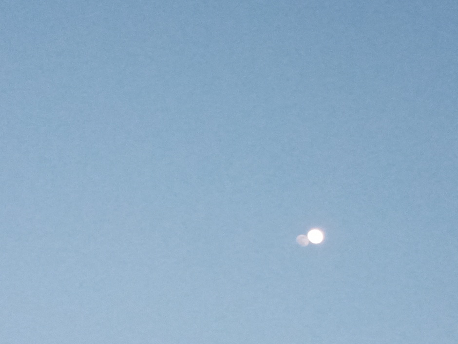 De maan.