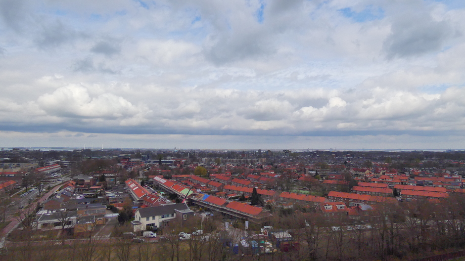 Wolkenlucht boven Harderwijk 
