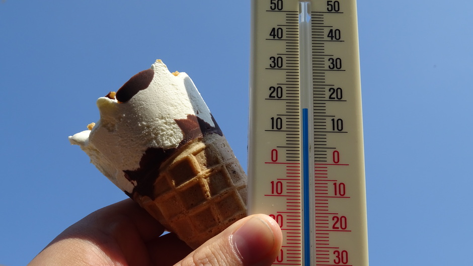 Heerlijk lente temperatuur vandaag tijd voor een lekker ijsje