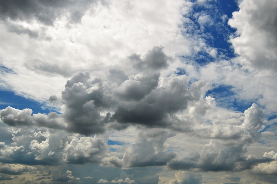 Onstabiele wolkenlucht