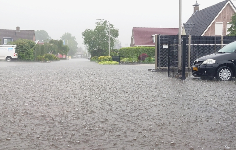 Forse wateroverlast Drenthe 