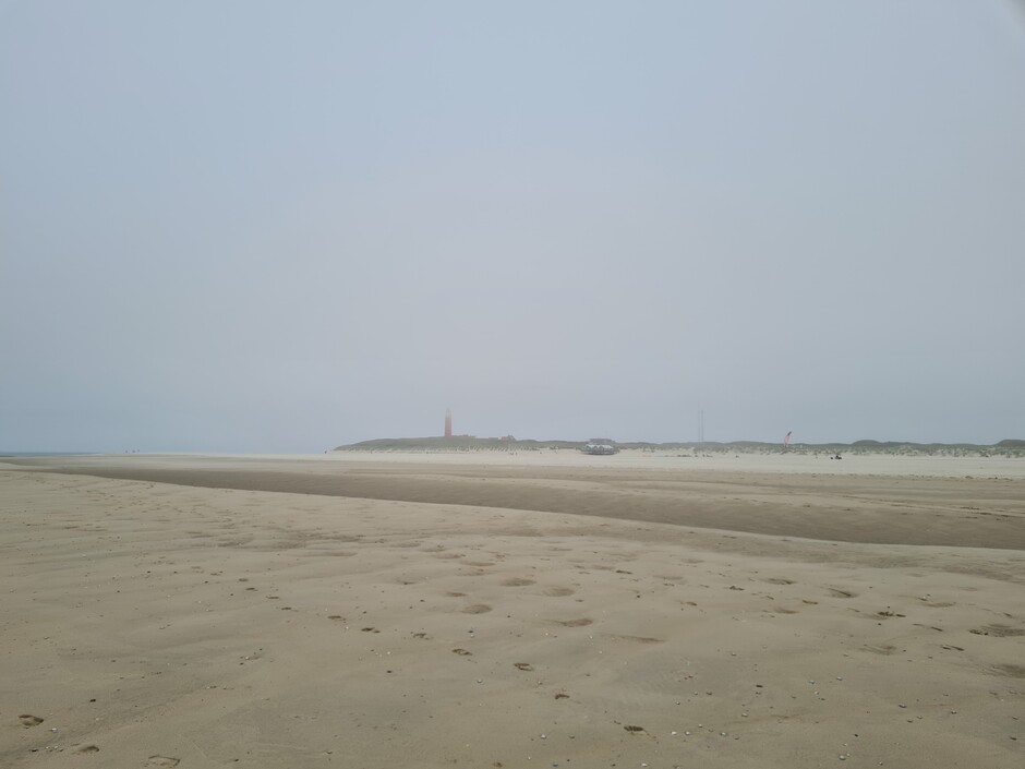 Zeemist en wind op Texel 