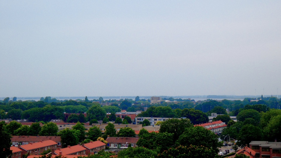 Uitzicht over Harderwijk 