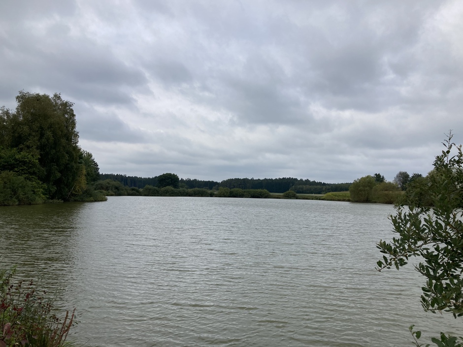De Pfalz in Duitsland, bewolkt maar droog