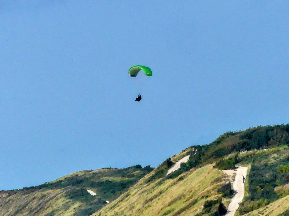 Ideaal windje voor paragliders