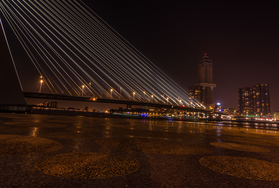 Rotterdam in de avond