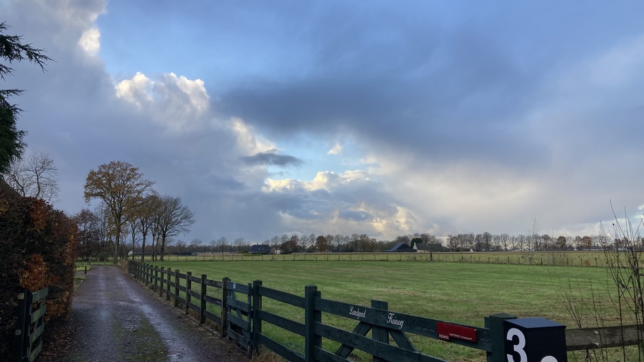 Brabants landschap in de namiddag
