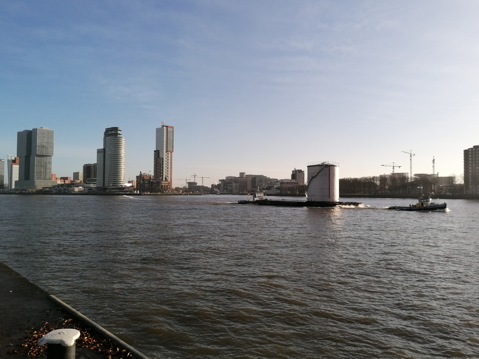 lekker weer in Rotterdam vanmorgen