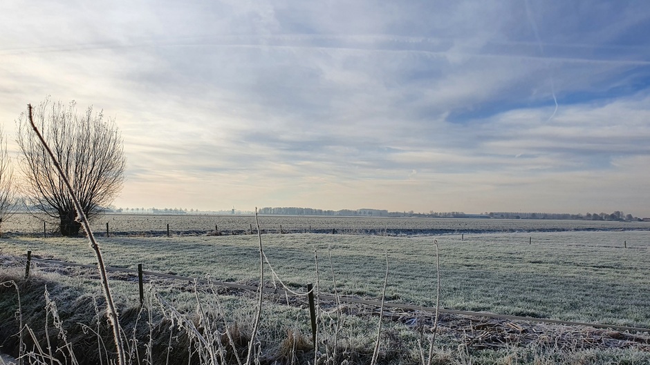 Winters in de polder 