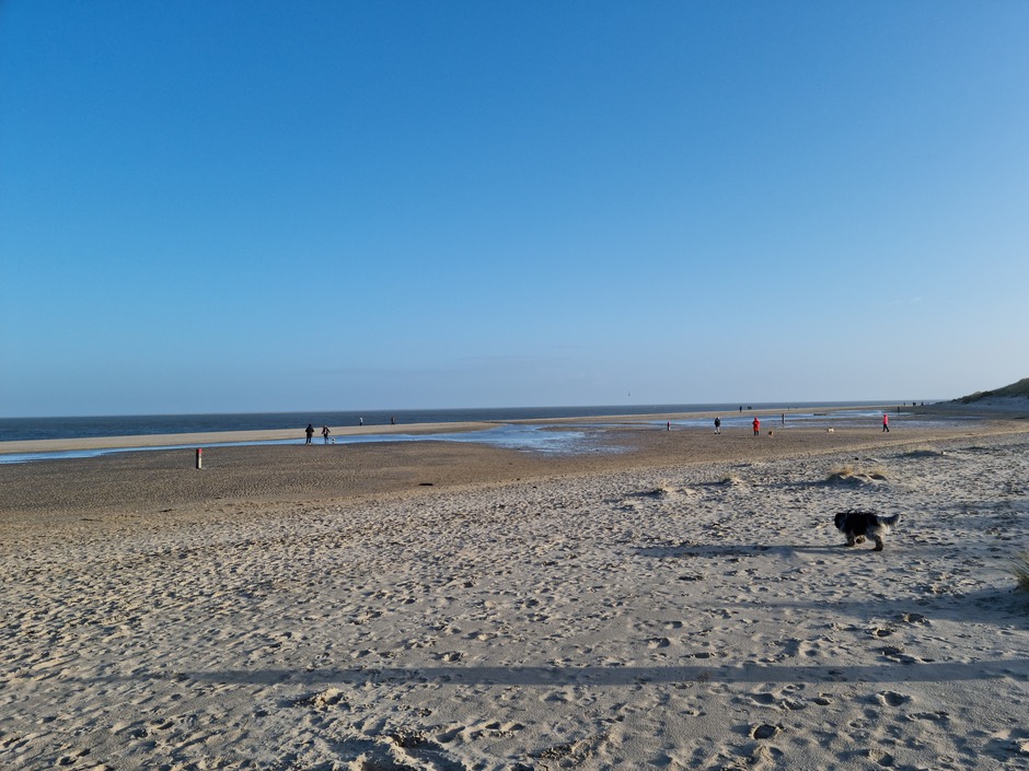 Prachtig strandweer op Texel 
