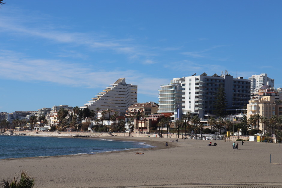Genieten vandaag aan de Costa del Sol, Spanje, Andalusie.